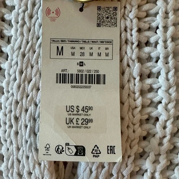 Zara Cream Button-Up Women's Cardigan - Picture 2 of 3